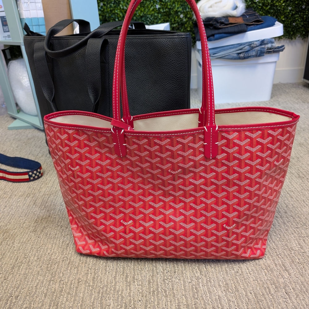 Goyard Red Tote Bag
